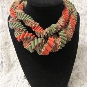 Handmade fabric neckclace buy 3 get 1 for free